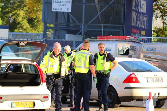 Grote verkeerscontrole in stad