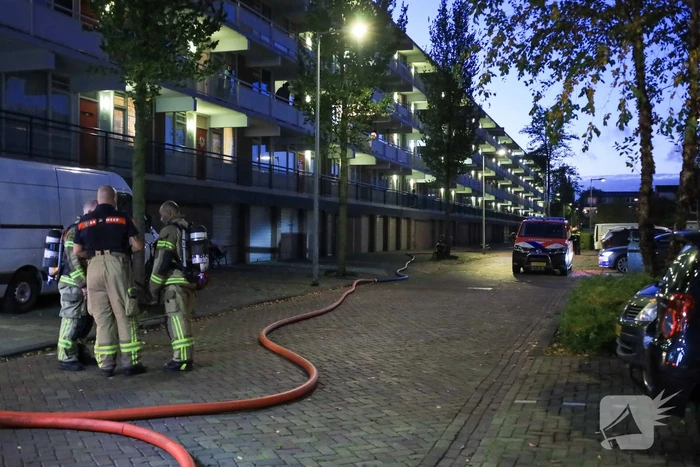 Balkonbrand slaat over naar buren