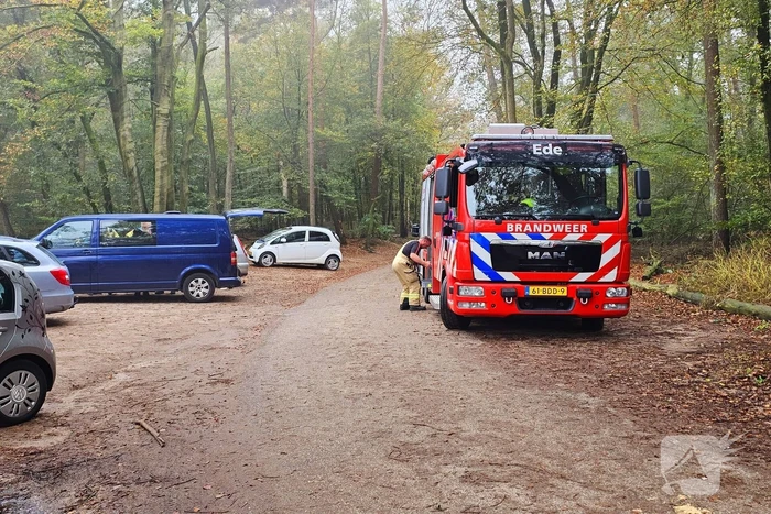 Brandweer redt hond uit benarde situatie
