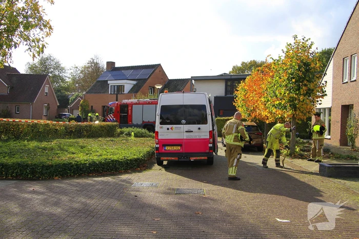 Bewoner doorboord gasleiding