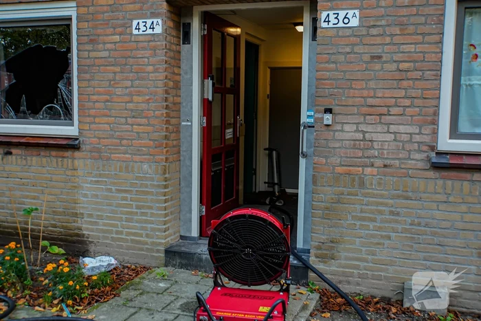 Veel rookontwikkeling bij keukenbrand