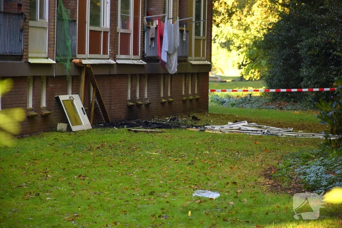 Forensisch onderzoek naar explosie bij flat