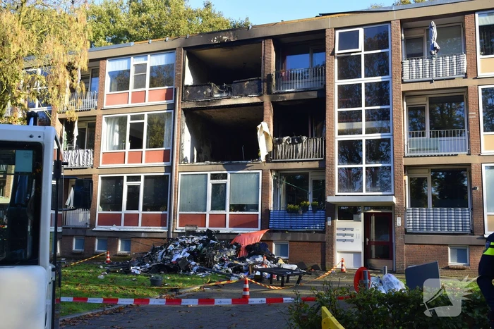 Forensisch onderzoek naar explosie bij flat