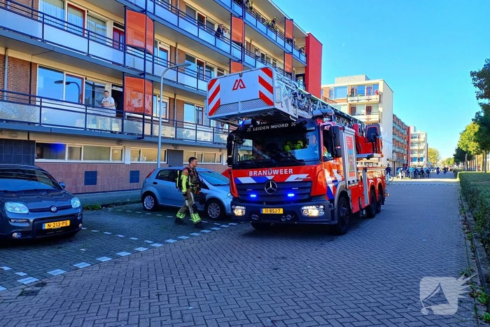 Vetpan zorgt voor brandmelding in flatwoning