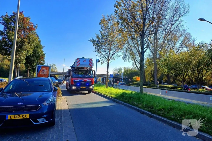 Vetpan zorgt voor brandmelding in flatwoning