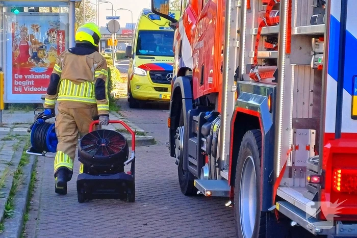 Vetpan zorgt voor brandmelding in flatwoning