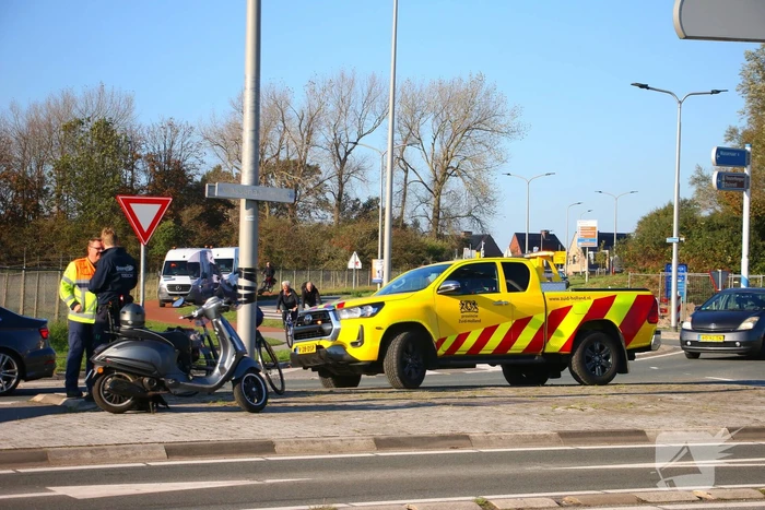 Fietser loopt flinke hoofdwond op na val van fiets