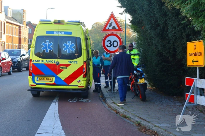Motorrijder gewond bij botsing met scooter