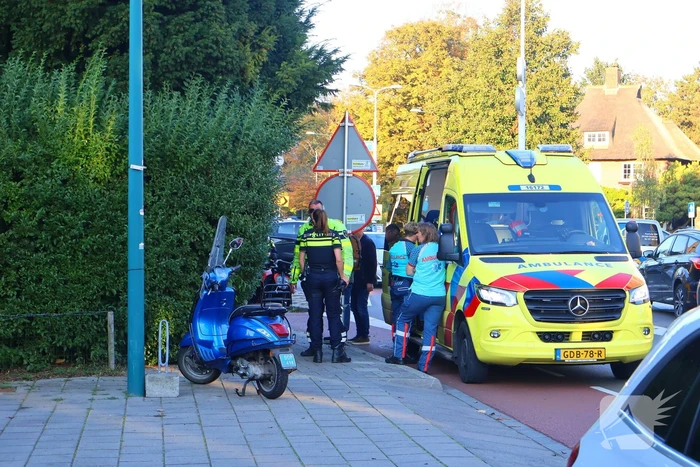 Motorrijder gewond bij botsing met scooter
