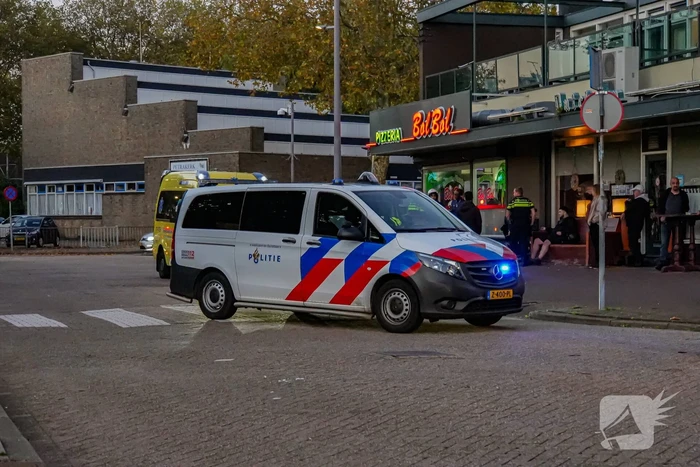Forse schade aan bezorgauto na botsing
