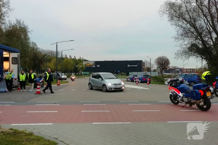 Grote verkeerscontrole door Koninklijke Marechaussee