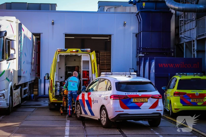Ongeval in bedrijfspand van Drukkerij Wilco