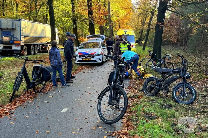 Fatbiker en wielrenner botsen frontaal op elkaar