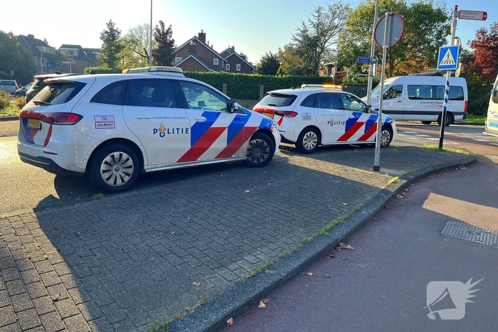 Fietser aangereden op rotonde