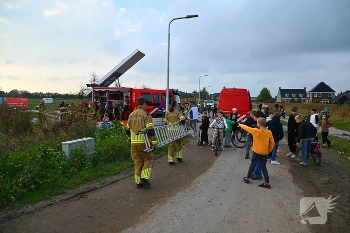 Brandweer ingezet voor persoon in drijfzand