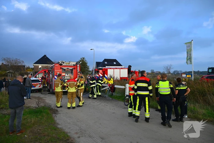 Brandweer ingezet voor persoon in drijfzand