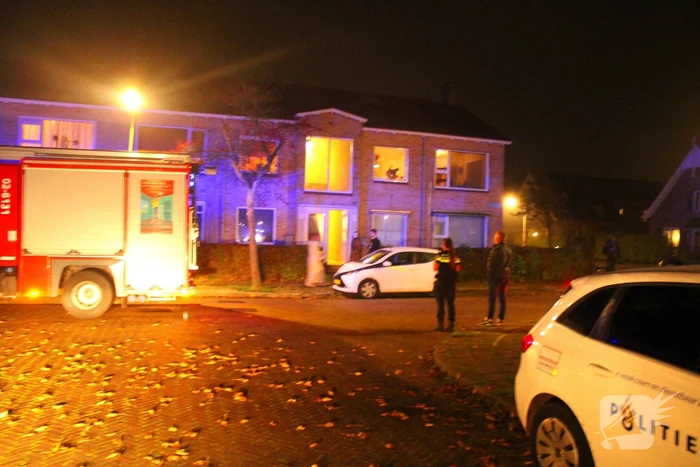 Brandweer ingezet voor gaslucht in woning