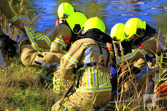 Brandweer zet alles op alles om ree te vangen
