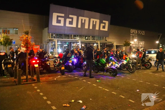 Veel politie aanwezig bij grote motor meeting