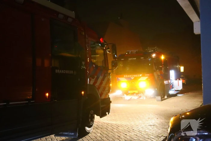 Woningen ontruimd door brand in parkeergarage