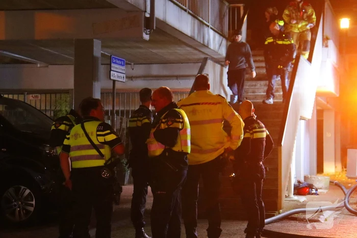 Woningen ontruimd door brand in parkeergarage