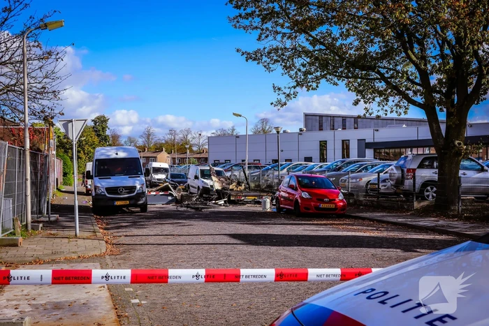 Onderzoek naar brand in bouwkeet