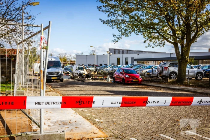 Onderzoek naar brand in bouwkeet
