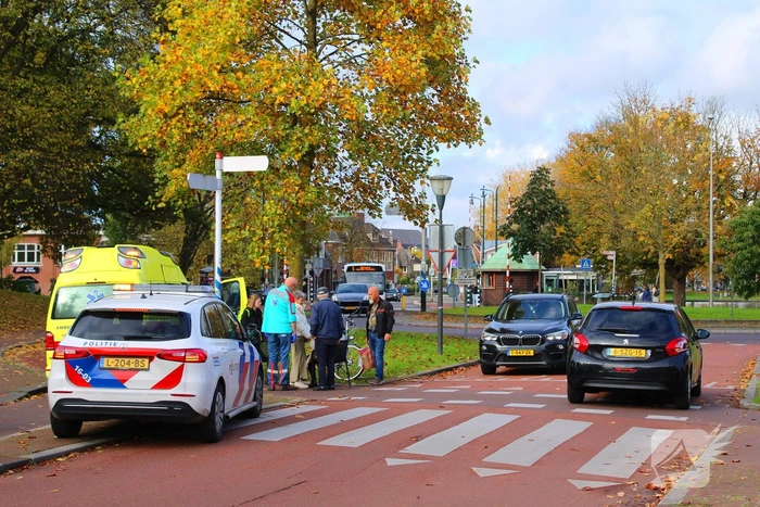 Fietser geschept door automobilist