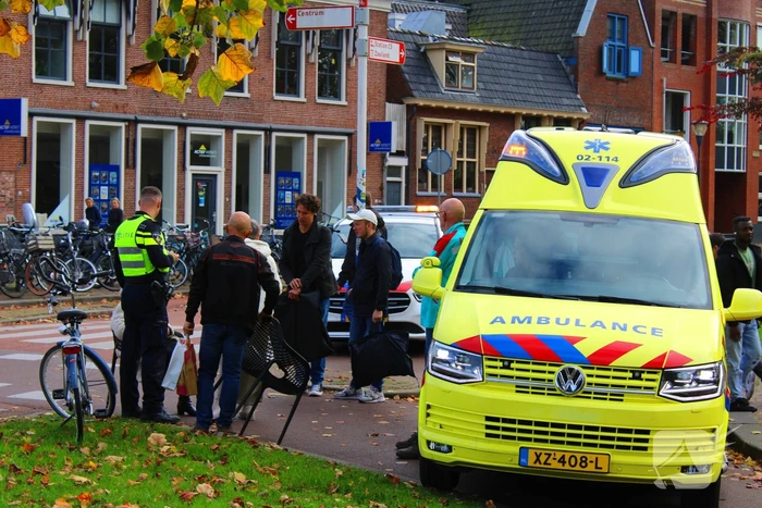 Fietser geschept door automobilist