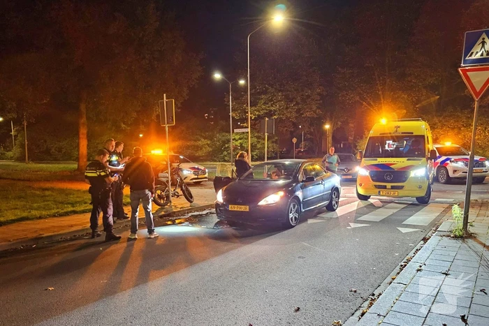 Fatbiker gewond door botsing met auto