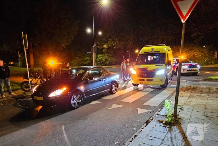 Fatbiker gewond door botsing met auto