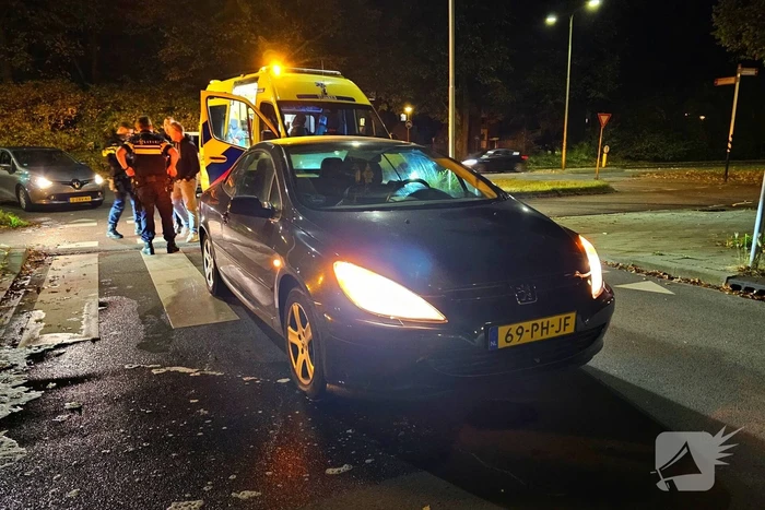 Fatbiker gewond door botsing met auto