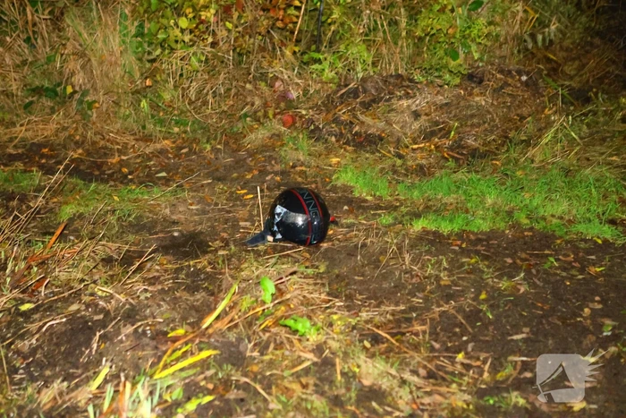 Scooter volledig verwoest door brand