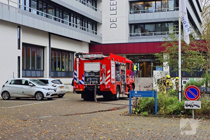 Brand in fietskelder van campusgebouw