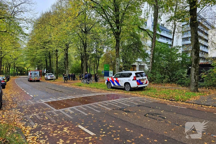 Brand in fietskelder van campusgebouw