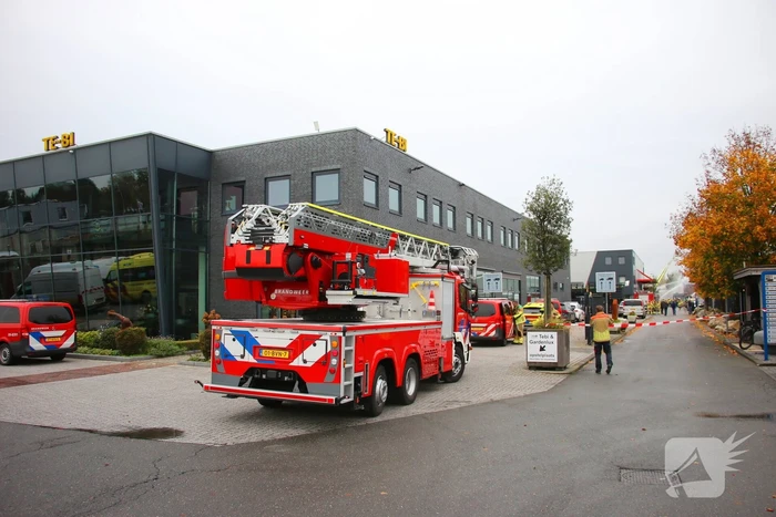 Zeer grote brand bij coatingbedrijf