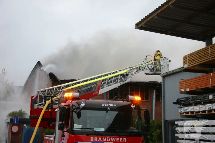 Zeer grote brand bij coatingbedrijf