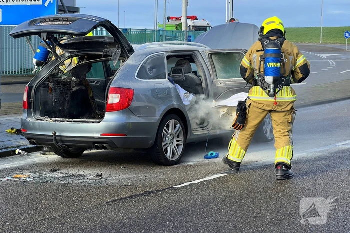 Vakantie van gezin eindigd met brand