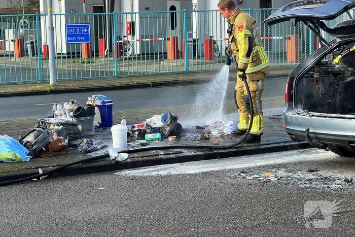 Vakantie van gezin eindigd met brand