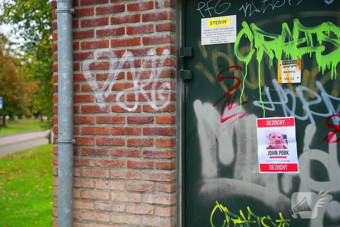 Opmerkelijke gezocht-posters opgehangen