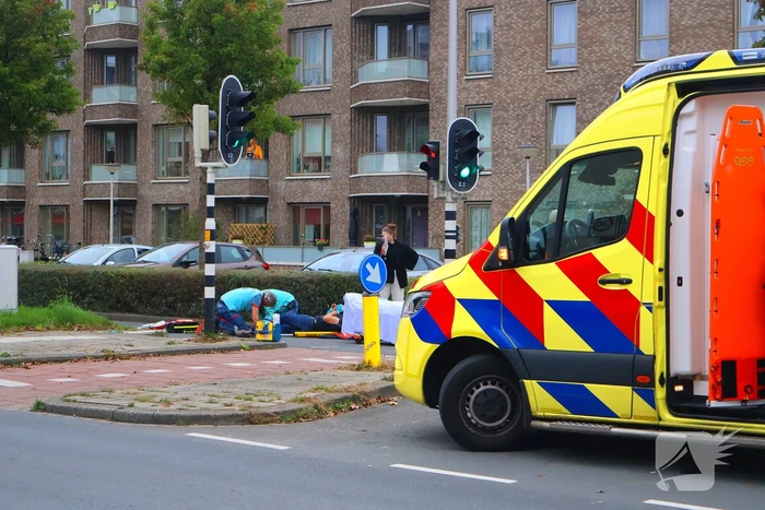 Scooterrijder zwaargewond bij aanrijding