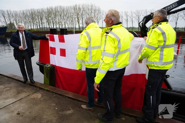 Provincie neemt nieuwe werkschip in gebruik
