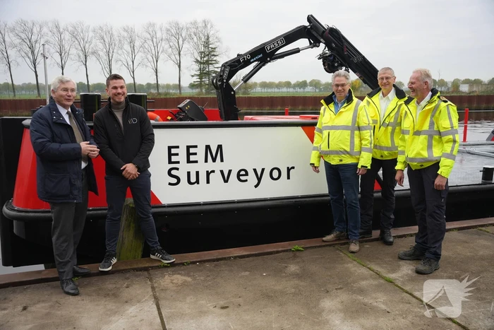 Provincie neemt nieuwe werkschip in gebruik