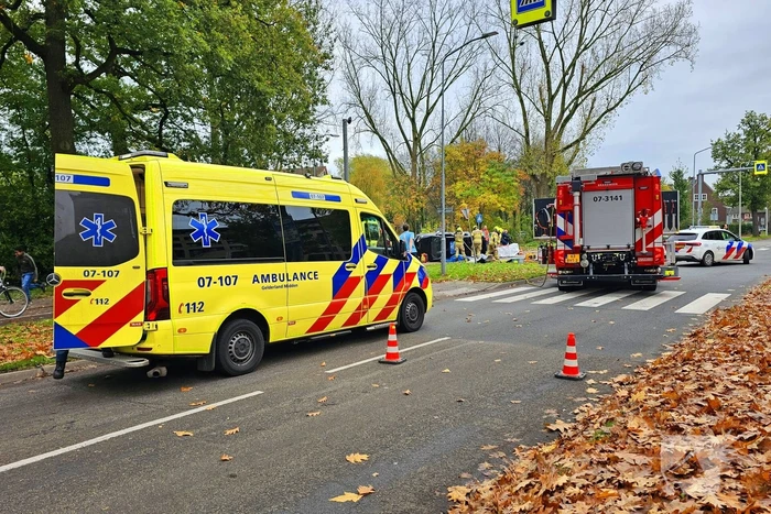 Voertuig gekanteld bij ernstig ongeval