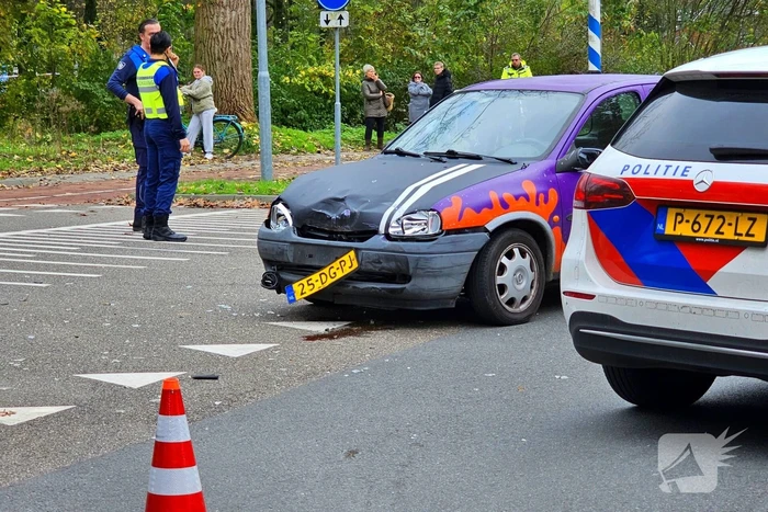 Voertuig gekanteld bij ernstig ongeval