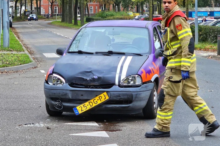 Voertuig gekanteld bij ernstig ongeval