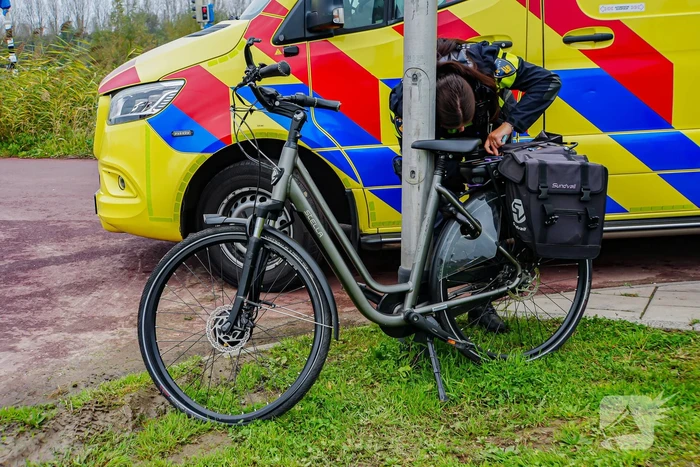 Fietser gewond bij aanrijding met vrachtwagen