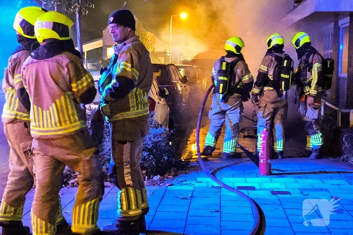 Scooter vliegt in brand tijdens rijden