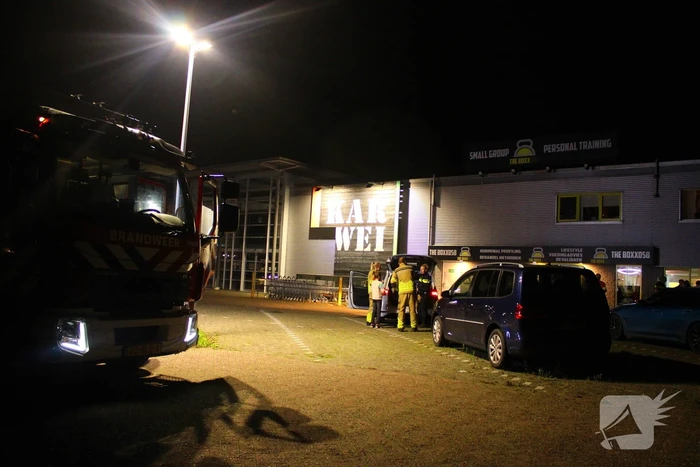 Mistalarm in sportschool voor brand aangezien