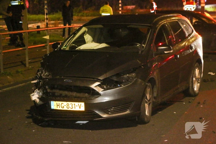Vuurwapen aangetroffen bij flinke aanrijding